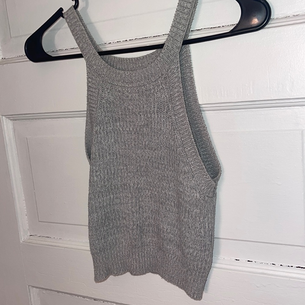 Knit crop top